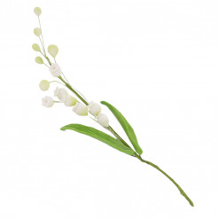 Global Sugar Art Lily of the Valley Sugar Cake Flowers Spray White, 8 Count by Chef Alan Tetreault