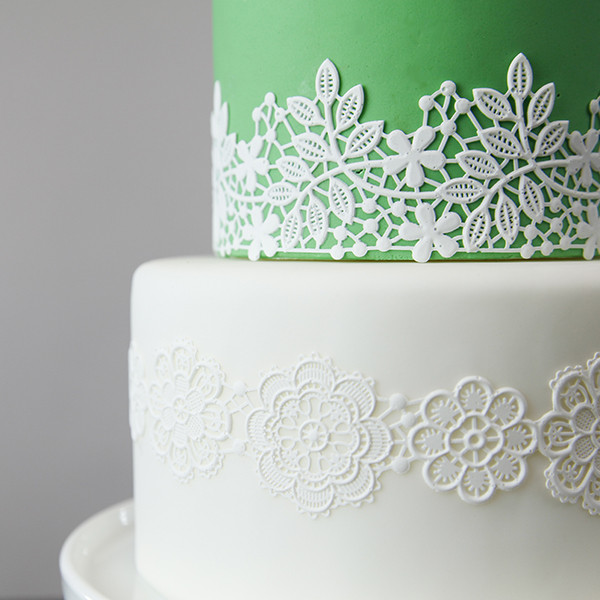 1x Silicone Fondant Cake Lace Sugar Craft DIY Mat Texture Flower Decorate HL 