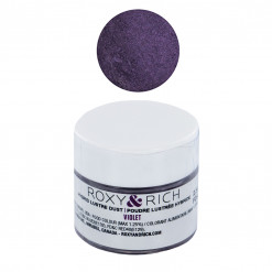 Edible Hybrid Luster Dust, Violet, 2.5 Grams by Roxy & Rich