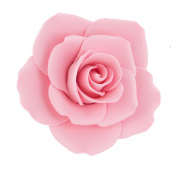 Global Sugar Art Rose Sugar Cake Flowers Jumbo Pink, 1 Count by Chef Alan Tetreault