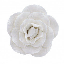 Global Sugar Art Peony Rose Sugar Cake Flowers, White, 4 Count by Chef Alan Tetreault