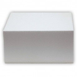 Cake Dummy Square, 8 x 8 x 4 Inches by Global Sugar Art
