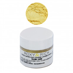 Edible Hybrid Luster Dust, Yellow, 2.5 Grams by Roxy & Rich