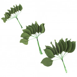 Rose Leaf Dark Green, 3 Sizes, 120 Count by Chef Alan Tetreault