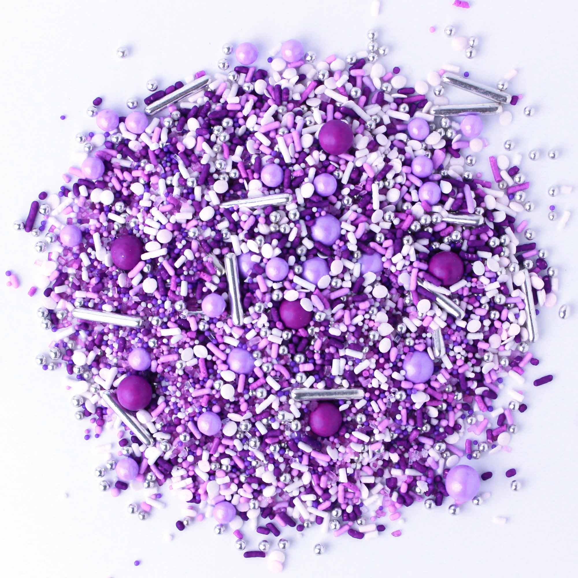 Perfectly Purple Sprinkle Mix 2 Ounces by Sprinkle Pop Fancy Cake